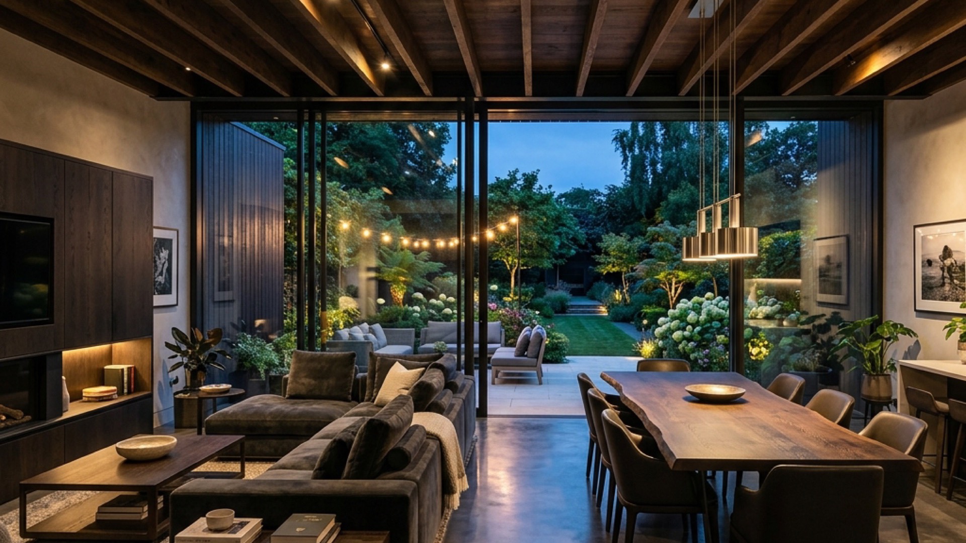 Contemporary luxury home extension