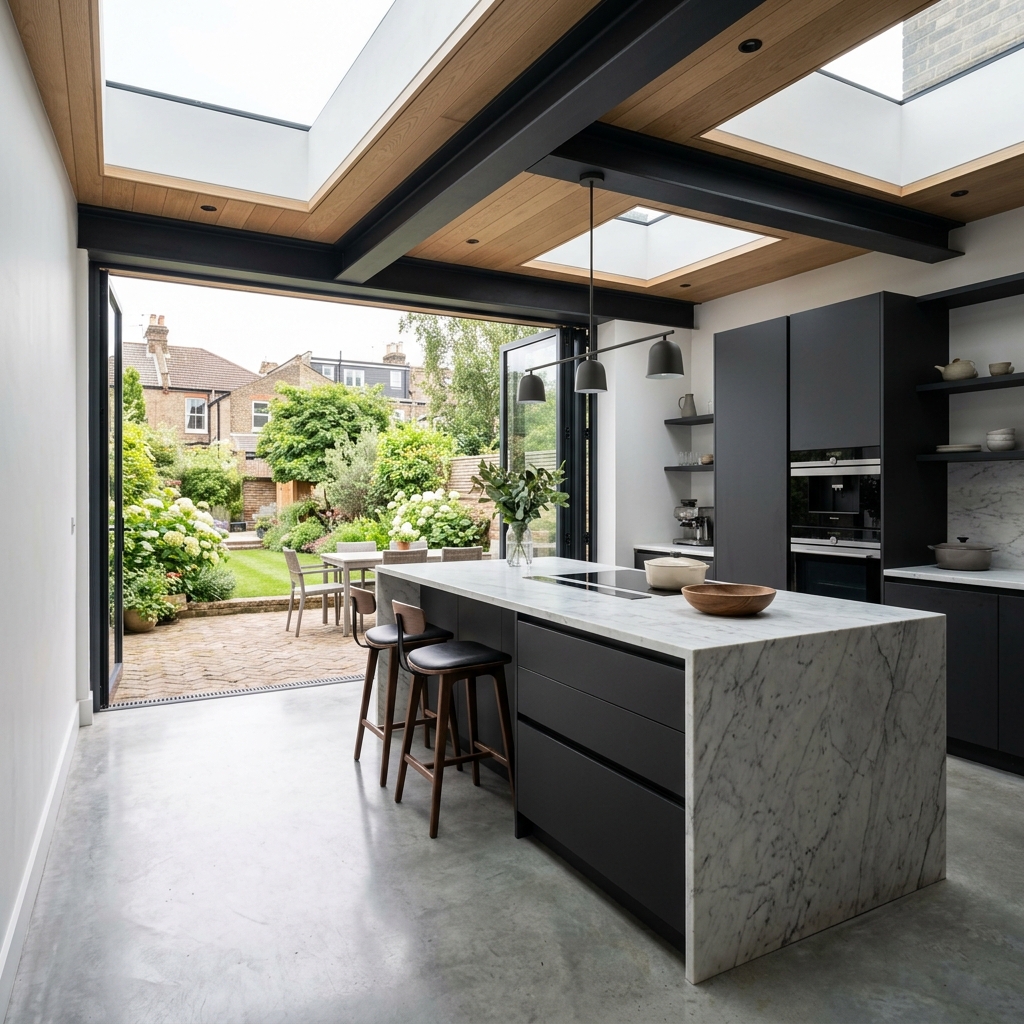 Modern kitchen extension